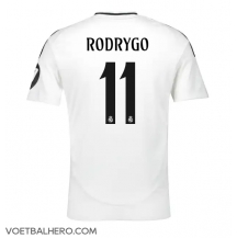 Real Madrid Rodrygo Goes #11 Thuis tenue 2024-25 Korte Mouwen