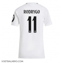 Real Madrid Rodrygo Goes #11 Thuis tenue Dames 2024-25 Korte Mouwen