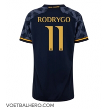 Real Madrid Rodrygo Goes #11 Uit tenue Dames 2023-24 Korte Mouwen
