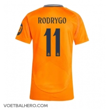 Real Madrid Rodrygo Goes #11 Uit tenue Dames 2024-25 Korte Mouwen