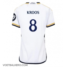 Real Madrid Toni Kroos #8 Thuis tenue Dames 2023-24 Korte Mouwen