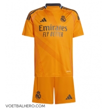 Real Madrid Uit tenue Kids 2024-25 Korte Mouwen (+ broek)