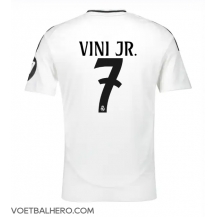 Real Madrid Vinicius Junior #7 Thuis tenue 2024-25 Korte Mouwen