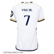 Real Madrid Vinicius Junior #7 Thuis tenue Dames 2023-24 Korte Mouwen