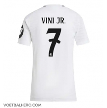 Real Madrid Vinicius Junior #7 Thuis tenue Dames 2024-25 Korte Mouwen