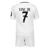 Real Madrid Vinicius Junior #7 Thuis tenue Kids 2024-25 Korte Mouwen (+ broek)