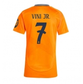 Real Madrid Vinicius Junior #7 Uit tenue Dames 2024-25 Korte Mouwen