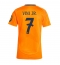 Real Madrid Vinicius Junior #7 Uit tenue Dames 2024-25 Korte Mouwen