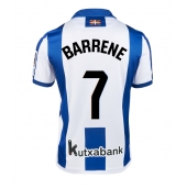 Real Sociedad Ander Barrenetxea #7 Thuis tenue 2024-25 Korte Mouwen