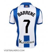 Real Sociedad Ander Barrenetxea #7 Thuis tenue 2024-25 Korte Mouwen