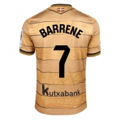 Real Sociedad Ander Barrenetxea #7 Uit tenue 2024-25 Korte Mouwen