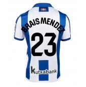 Real Sociedad Brais Mendez #23 Thuis tenue 2024-25 Korte Mouwen