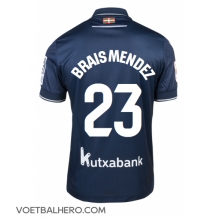 Real Sociedad Brais Mendez #23 Uit tenue 2023-24 Korte Mouwen