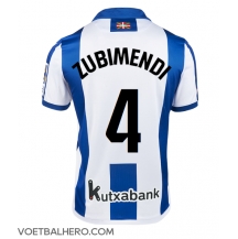 Real Sociedad Martin Zubimendi #4 Thuis tenue 2024-25 Korte Mouwen