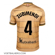 Real Sociedad Martin Zubimendi #4 Uit tenue 2024-25 Korte Mouwen