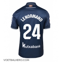 Real Sociedad Robin Le Normand #24 Uit tenue 2023-24 Korte Mouwen