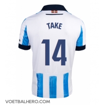 Real Sociedad Takefusa Kubo #14 Thuis tenue 2023-24 Korte Mouwen