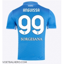 SSC Napoli Frank Anguissa #99 Thuis tenue 2024-25 Korte Mouwen