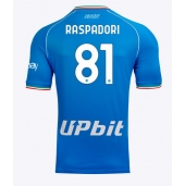 SSC Napoli Giacomo Raspadori #81 Thuis tenue 2023-24 Korte Mouwen