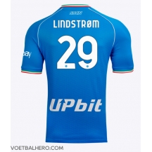 SSC Napoli Jesper Lindstrom #29 Thuis tenue 2023-24 Korte Mouwen