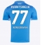 SSC Napoli Khvicha Kvaratskhelia #77 Thuis tenue 2024-25 Korte Mouwen