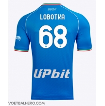 SSC Napoli Stanislav Lobotka #68 Thuis tenue 2023-24 Korte Mouwen