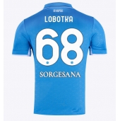 SSC Napoli Stanislav Lobotka #68 Thuis tenue 2024-25 Korte Mouwen