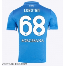 SSC Napoli Stanislav Lobotka #68 Thuis tenue 2024-25 Korte Mouwen