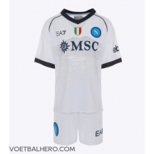 SSC Napoli Uit tenue Kids 2023-24 Korte Mouwen (+ broek)