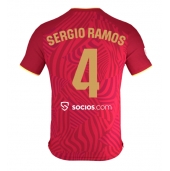 Sevilla Sergio Ramos #4 Uit tenue 2023-24 Korte Mouwen