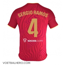 Sevilla Sergio Ramos #4 Uit tenue 2023-24 Korte Mouwen