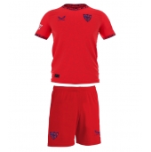 Sevilla Uit tenue Kids 2024-25 Korte Mouwen (+ broek)