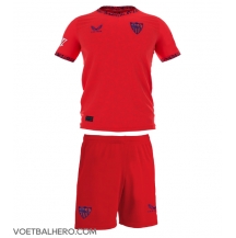 Sevilla Uit tenue Kids 2024-25 Korte Mouwen (+ broek)