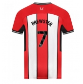 Sheffield United Rhian Brewster #7 Thuis tenue 2023-24 Korte Mouwen