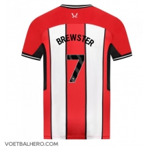 Sheffield United Rhian Brewster #7 Thuis tenue 2023-24 Korte Mouwen