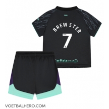 Sheffield United Rhian Brewster #7 Uit tenue Kids 2024-25 Korte Mouwen (+ broek)