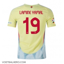 Spanje Lamine Yamal #19 Uit tenue EK 2024 Korte Mouwen