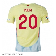 Spanje Pedri Gonzalez #20 Uit tenue EK 2024 Korte Mouwen