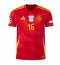 Spanje Rodri Hernandez #16 Thuis tenue EK 2024 Korte Mouwen