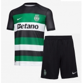 Sporting CP Thuis tenue Kids 2024-25 Korte Mouwen (+ broek)