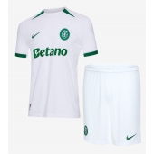 Sporting CP Uit tenue Kids 2024-25 Korte Mouwen (+ broek)