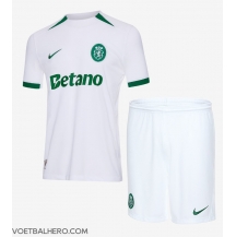 Sporting CP Uit tenue Kids 2024-25 Korte Mouwen (+ broek)