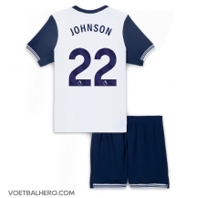 Tottenham Hotspur Brennan Johnson #22 Thuis tenue Kids 2024-25 Korte Mouwen (+ broek)