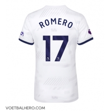 Tottenham Hotspur Cristian Romero #17 Thuis tenue Dames 2023-24 Korte Mouwen