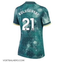 Tottenham Hotspur Dejan Kulusevski #21 Derde tenue Dames 2024-25 Korte Mouwen