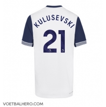 Tottenham Hotspur Dejan Kulusevski #21 Thuis tenue 2024-25 Korte Mouwen