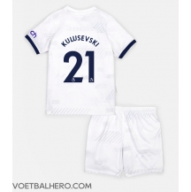 Tottenham Hotspur Dejan Kulusevski #21 Thuis tenue Kids 2023-24 Korte Mouwen (+ broek)