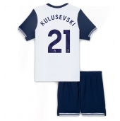 Tottenham Hotspur Dejan Kulusevski #21 Thuis tenue Kids 2024-25 Korte Mouwen (+ broek)