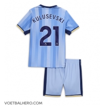 Tottenham Hotspur Dejan Kulusevski #21 Uit tenue Kids 2024-25 Korte Mouwen (+ broek)