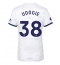 Tottenham Hotspur Destiny Udogie #38 Thuis tenue Dames 2023-24 Korte Mouwen